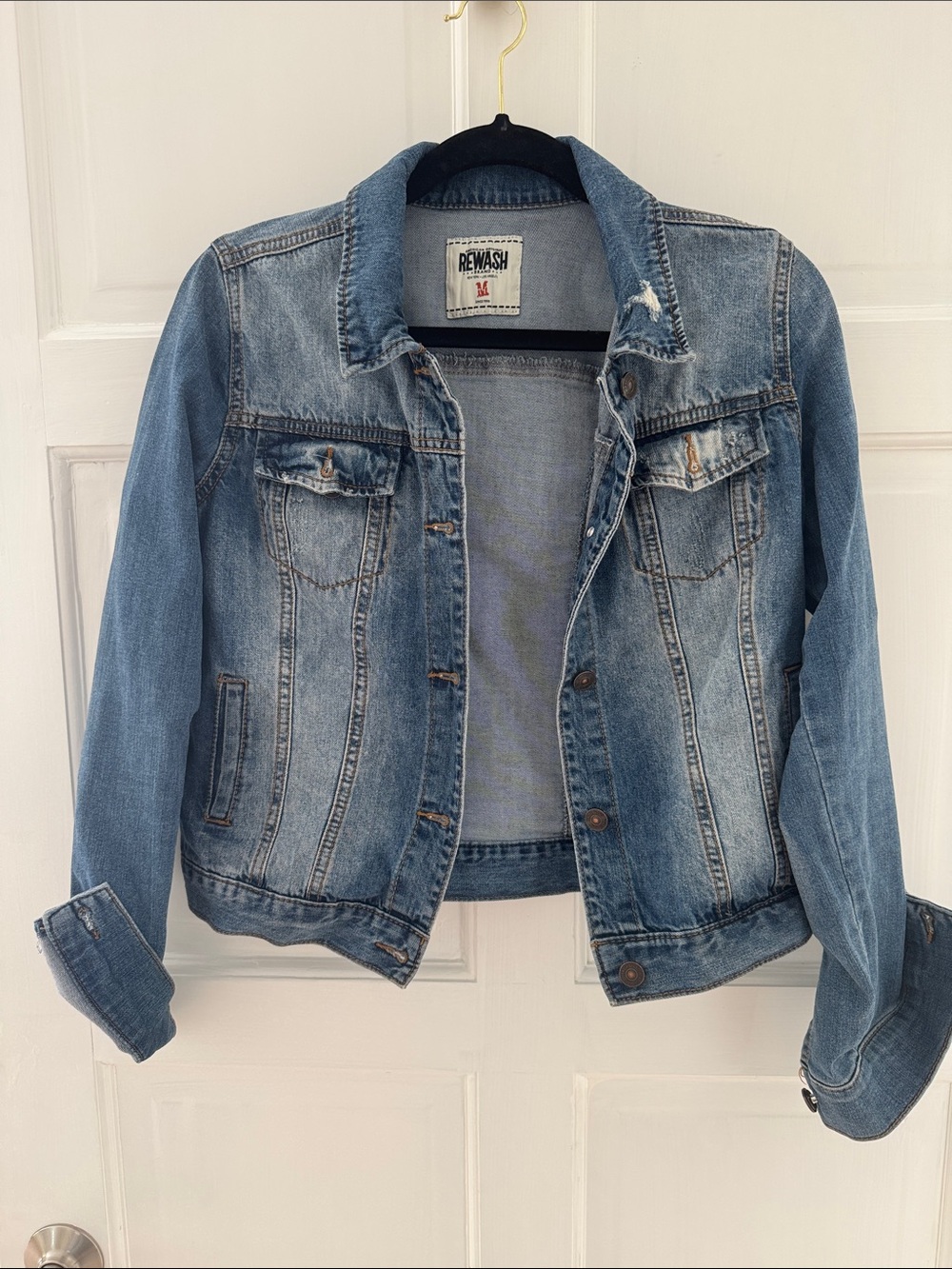 Rewash Light Blue Kids Denim Jacket